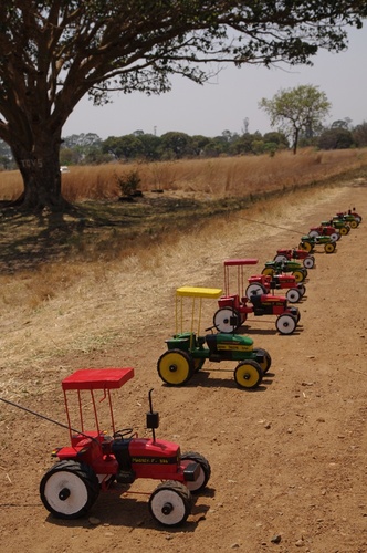 Remotely controlled tractors
